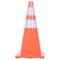 Vestil Standard Duty Traffic Cone, PVC, 27.5 in Height, 14.125 Length, 6, Orange TC-28-SD-2R - alternate 8